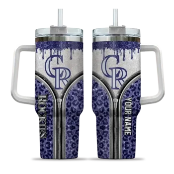 personalized colorado rockies leopard zipper blue curved tumbler best selling 1 1.webp