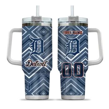 personalized detroit tigers bold diamonds navy curved tumbler best selling 1 1.webp