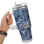 personalized detroit tigers bold diamonds navy curved tumbler best selling 1 1.webp