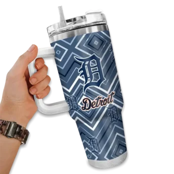 personalized detroit tigers bold diamonds navy curved tumbler fashion forward 1 1.webp