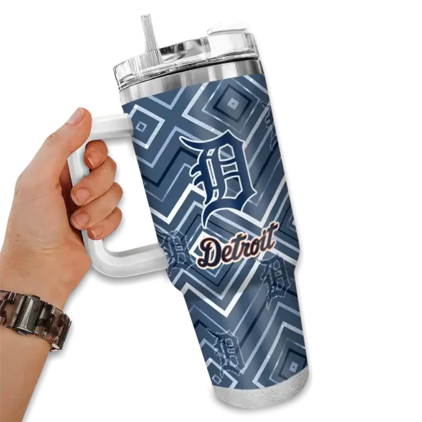 personalized detroit tigers bold diamonds navy curved tumbler fashion forward 1 1.webp