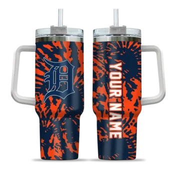 personalized detroit tigers burst swirl navy curved tumbler best selling 1 1.webp