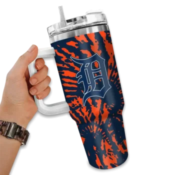 personalized detroit tigers burst swirl navy curved tumbler fashion forward 1 1.webp