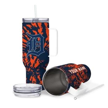 personalized detroit tigers burst swirl navy curved tumbler high quality 1 1.webp