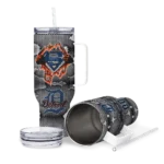 personalized detroit tigers superman shield navy gray curved tumbler best selling 1 1.webp