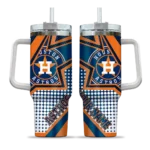 personalized houston astros arrow burst blue curved tumbler best selling 1 1.webp