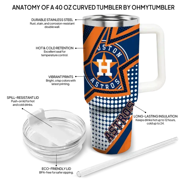 personalized houston astros arrow burst blue curved tumbler new arrival 1 1.webp