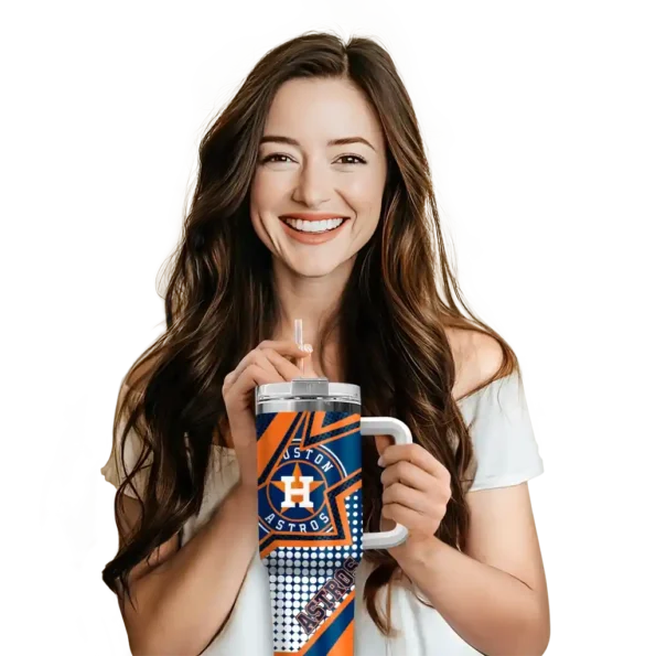 personalized houston astros arrow burst blue curved tumbler premium grade 1 1.webp