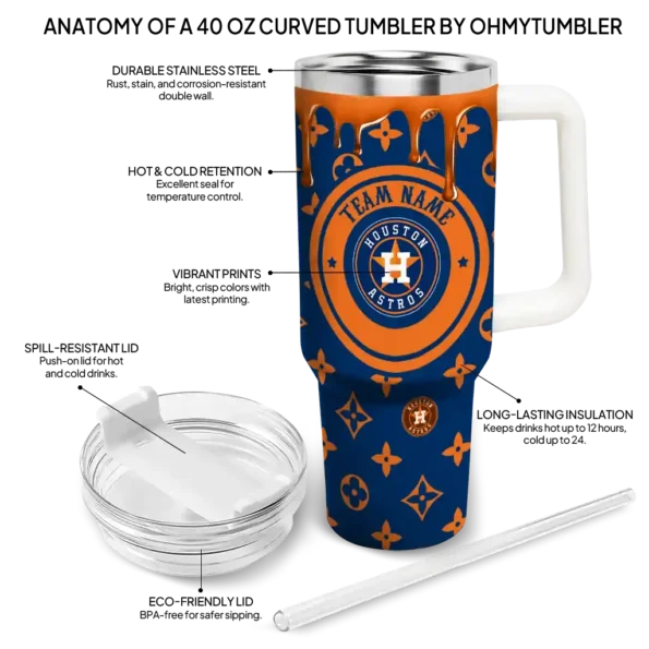 personalized houston astros bullseye drips blue curved tumbler new arrival 1 1.webp