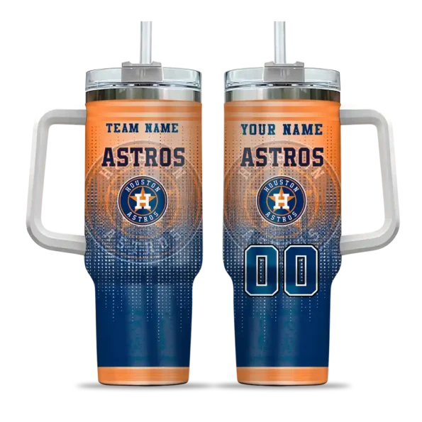 personalized houston astros gradient dots blue curved tumbler best selling 1 1.webp