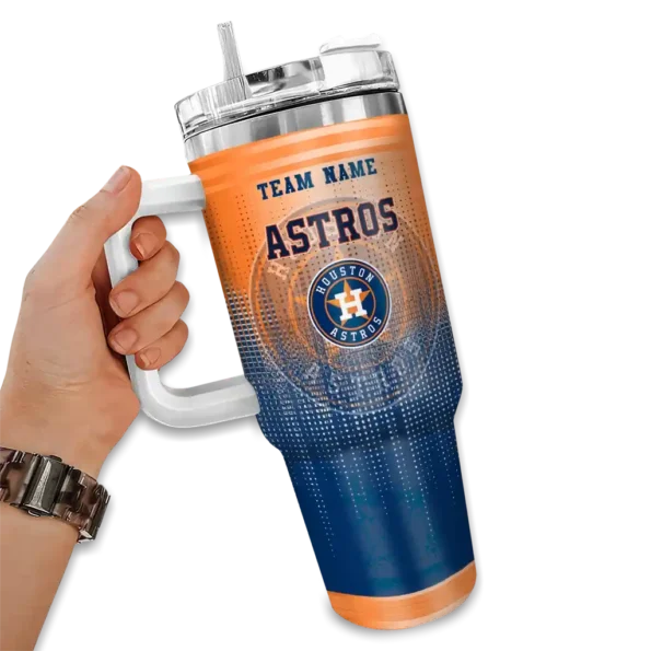 personalized houston astros gradient dots blue curved tumbler fashion forward 1 1.webp