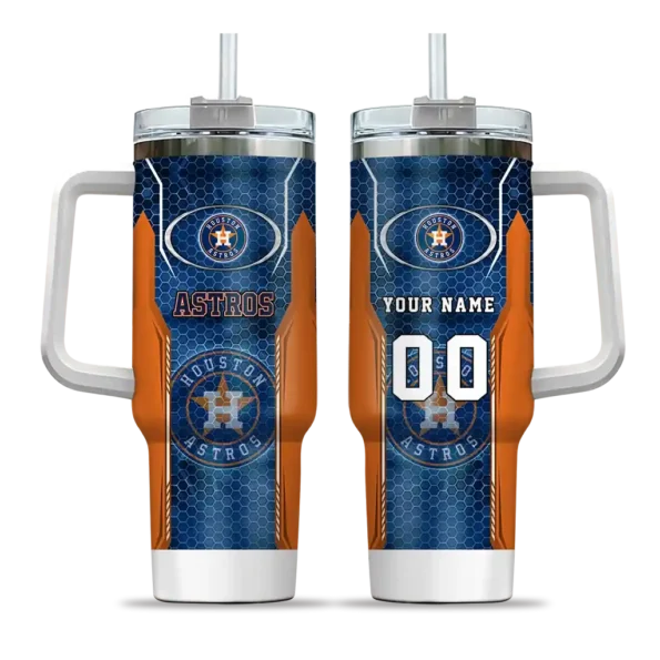 personalized houston astros hexagon armor blue curved tumbler best selling 1 1.webp