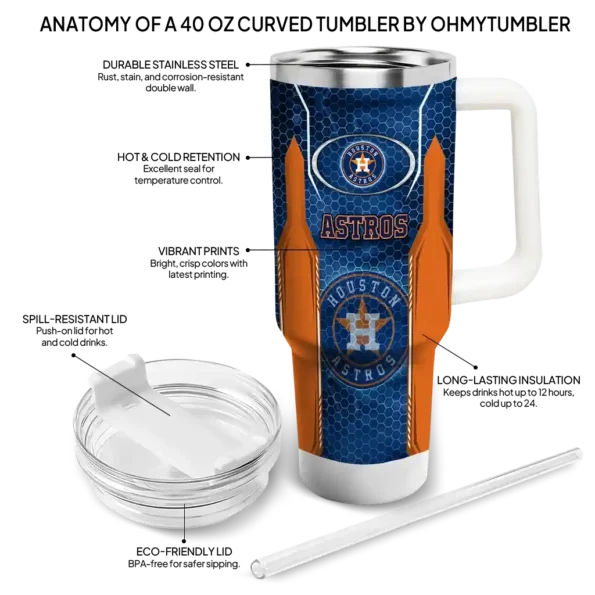 personalized houston astros hexagon armor blue curved tumbler new arrival 1 1.webp