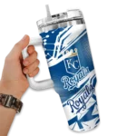 personalized kansas city royals abstract paths royal blue curved tumbler best selling 1 1.webp