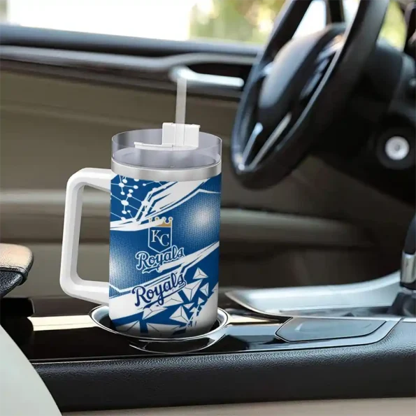 personalized kansas city royals abstract paths royal blue curved tumbler trendy 1 1.webp