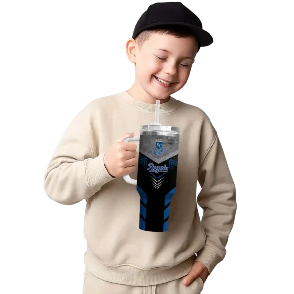 personalized kansas city royals arrow armor royal blue black curved tumbler latest model 1 1.webp