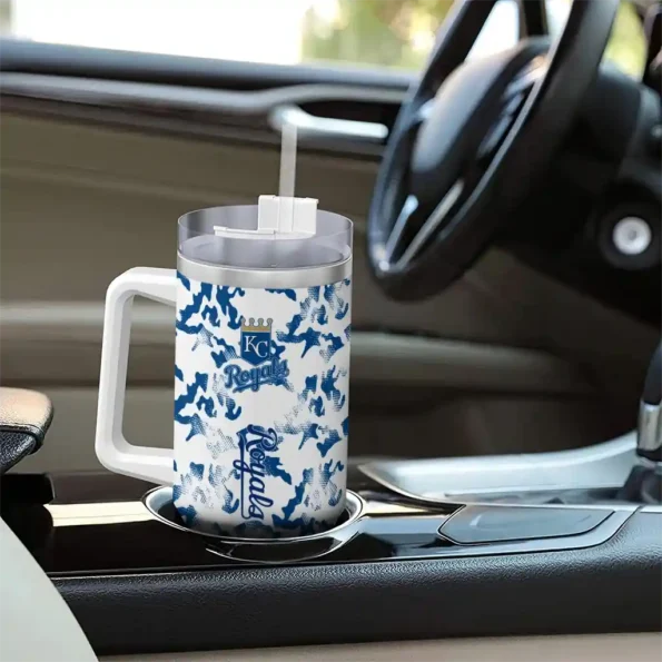 personalized kansas city royals camo mashup royal blue white curved tumbler trendy 1 1.webp