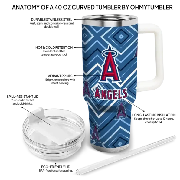 personalized los angeles angels bold diamonds blue curved tumbler new arrival 1 1.webp