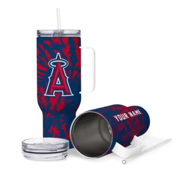 personalized los angeles angels burst swirl blue curved tumbler high quality 1 1.webp