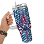 personalized los angeles angels chevron angle blue curved tumbler best selling 1 1.webp