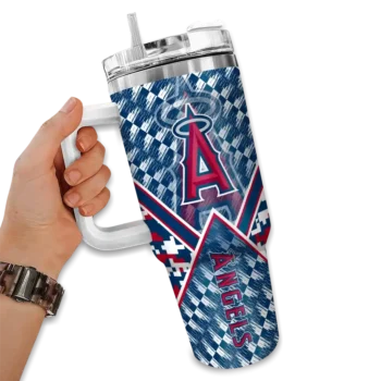 personalized los angeles angels chevron angle blue curved tumbler fashion forward 1 1.webp