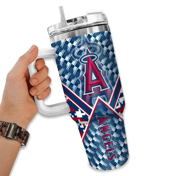 personalized los angeles angels chevron angle blue curved tumbler fashion forward 1 1.webp