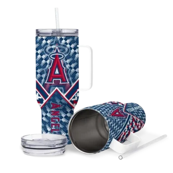 personalized los angeles angels chevron angle blue curved tumbler high quality 1 1.webp