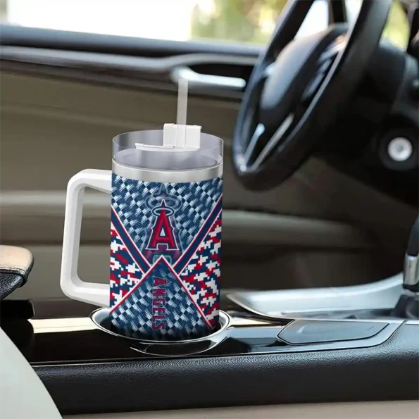 personalized los angeles angels chevron angle blue curved tumbler trendy 1 1.webp