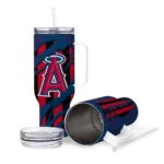 personalized los angeles angels claw cut blue black curved tumbler best selling 1 1.webp