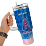 personalized los angeles angels geometric prism blue curved tumbler best selling 1 1.webp