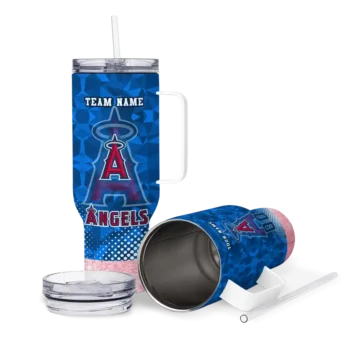 personalized los angeles angels geometric prism blue curved tumbler high quality 1 1.webp