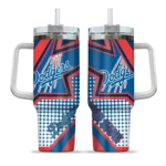 personalized los angeles dodgers arrow burst blue curved tumbler best selling 1 1.webp