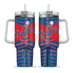 personalized los angeles dodgers chevron layers blue curved tumbler best selling 1 1.webp