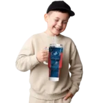 personalized los angeles dodgers hexagon armor blue curved tumbler best selling 1 1.webp