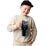 personalized miami marlins arrow armor blue black curved tumbler best selling 1.webp