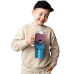 personalized miami marlins chevron stripe blue curved tumbler best selling 1.webp