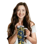 personalized milwaukee brewers burst swirl navy blue curved tumbler best selling 1.webp