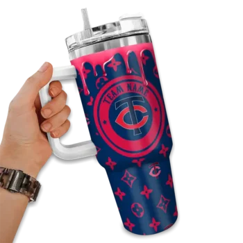 personalized minnesota twins bullseye drips navy curved tumbler fashion forward 1.webp