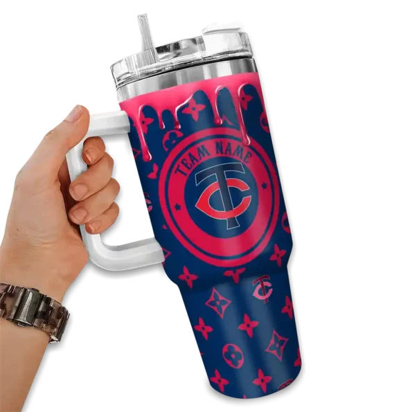 personalized minnesota twins bullseye drips navy curved tumbler fashion forward 1.webp