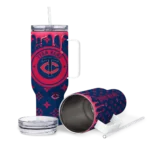 personalized minnesota twins bullseye drips navy curved tumbler best selling 1.webp