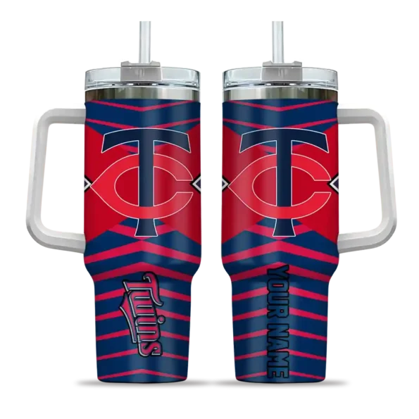 personalized minnesota twins chevron layers navy curved tumbler best selling 1.webp