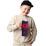 personalized minnesota twins chevron layers navy curved tumbler best selling 1.webp