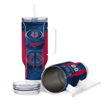 personalized minnesota twins hexagon armor navy curved tumbler high quality 1.webp