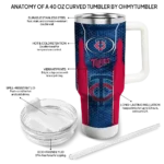 personalized minnesota twins hexagon armor navy curved tumbler best selling 1.webp
