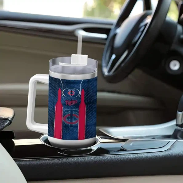 personalized minnesota twins hexagon armor navy curved tumbler trendy 1.webp