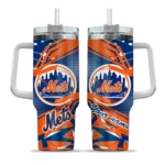 personalized new york mets abstract paths blue curved tumbler best selling 1.webp