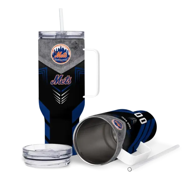 personalized new york mets arrow armor blue black curved tumbler high quality 1.webp