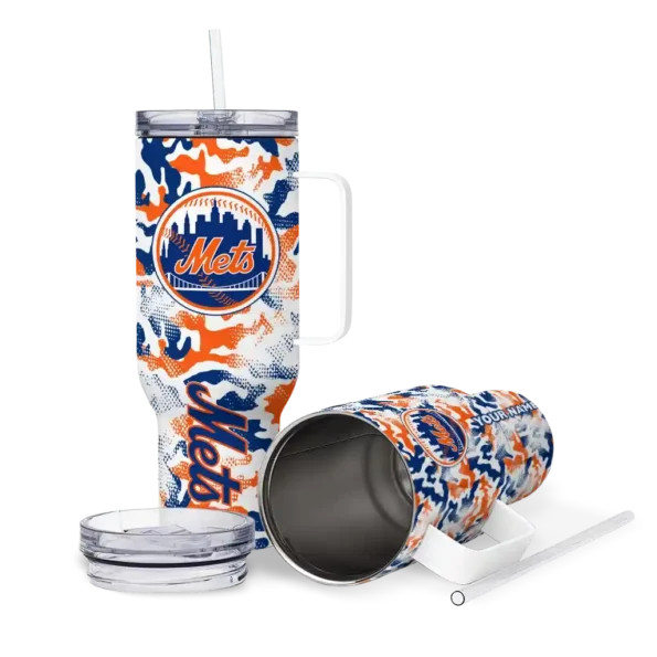 personalized new york mets camo mashup blue white curved tumbler high quality 1.webp