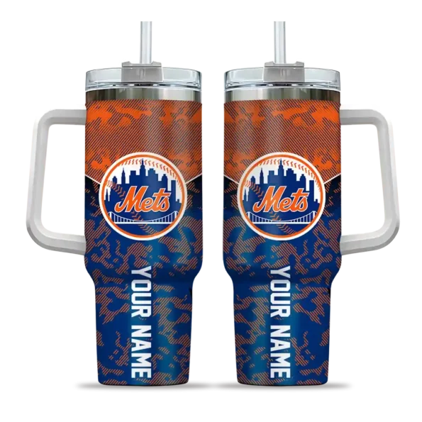 personalized new york mets chevron stripe blue curved tumbler best selling 1.webp