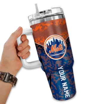 personalized new york mets chevron stripe blue curved tumbler fashion forward 1.webp